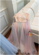 Gradual Mesh Sequined Long Dress