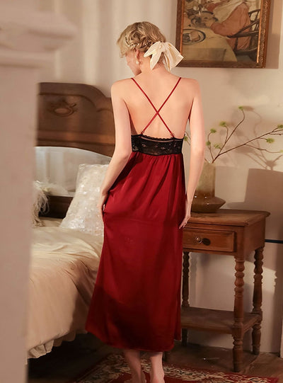 Sexy Lace Suspender Nightdress