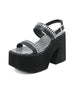 Foam-soled Thick-soled Buckles Sandals