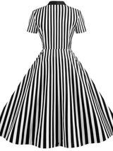Short-sleeved Butterfly Knot Dress