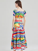 Palace Retro Sling Two-piece Suit