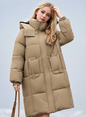 Medium and Long Loose Padded Warm Coat