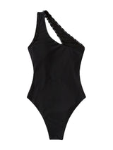 Solid Color One-piece Swimsuit Bikini