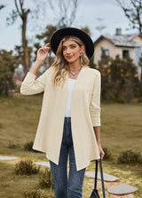 Solid Color Long Sleeve Loose Coat