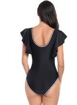 Lotus Leaf Bikini One-piece Swimsuit