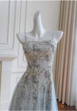 Sling Three-dimensional Gauze Dress