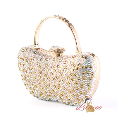 Diamond-encrusted Dinner Bag Clutch Bag