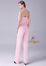 Pink 3 Piece Lace Mother Of The Bride Dress