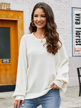 Women Loose Round Neck Sweater
