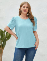 Loose Round Neck Short Sleeve T-shirt