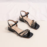 Flat-bottomed Roman Platform Sandals
