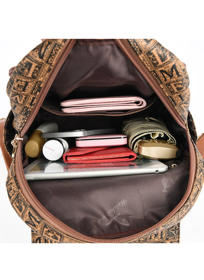 Women Pvc Leather Backpack