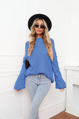 Large-size Pullover Knitted Sweater