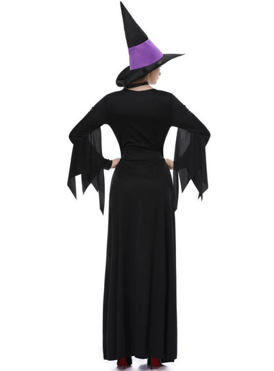Halloween Witch Purple Vampire Witch Costume