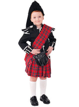 Halloween Children Scottish Red Plaid Cosplay