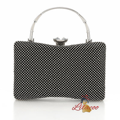 Diamond-encrusted Shoulder Handbag