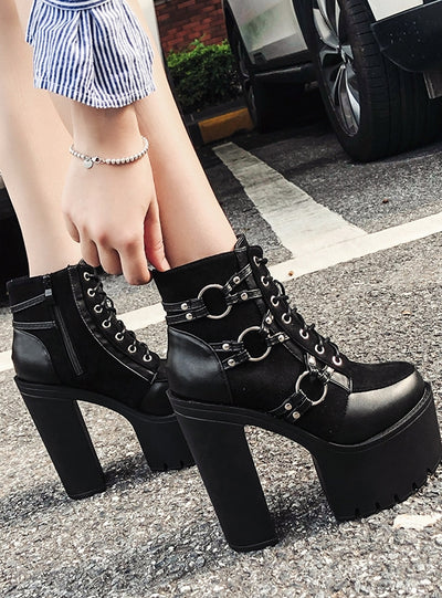 Thick-heeled Thick-soled Nightclub Ultra-high Boots