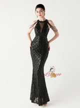 Memraid Sequins Beading Prom Dress
