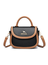 Contrast-colored One-shoulder Bag