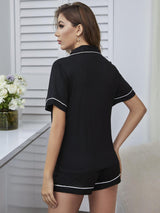 Short Sleeve Shirt Shorts Summer Pajamas