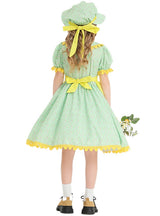Farm Green Floral Apron Dress Cosplay