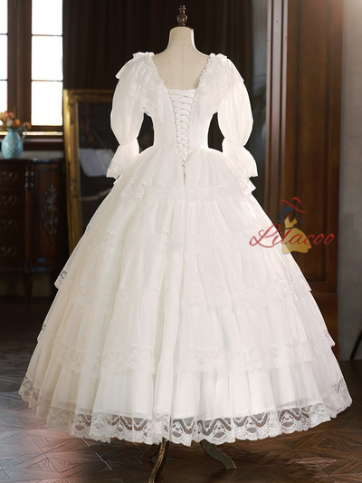 Ball Gown Tulle Lace Wedding Dress