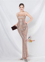 Mermaid Spaghetti Straps Prom Dress