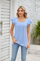 Solid Color Short-sleeved T-shirt