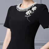 Purple Pearls Mother Of The Bride Dress