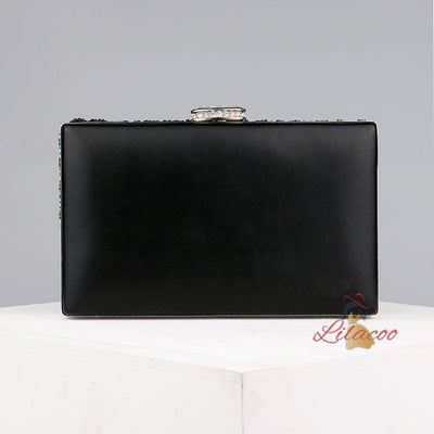 Black Beading Evening Bags