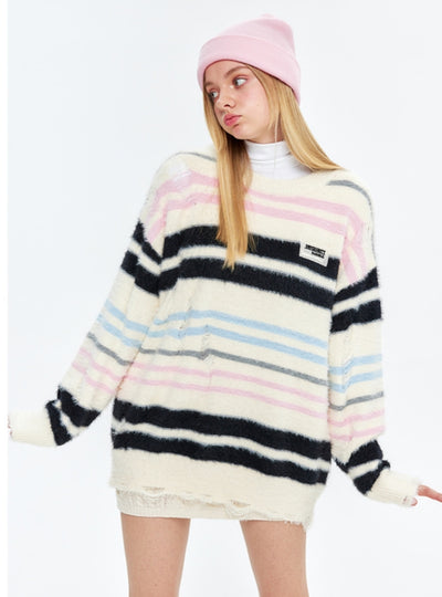 Autumn Winter Scoop Loose Sweaters