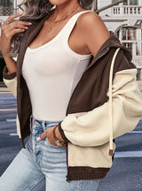 Polar Fleece Zipper Cardigan Coat