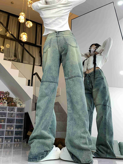 Leisure Horn Retro Pocket Jeans