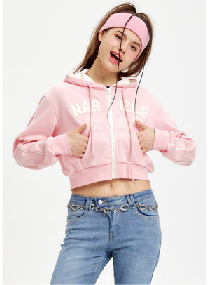 Leisure Sports Short Hooded Coat