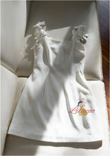 3D Short Flower Sling Dress