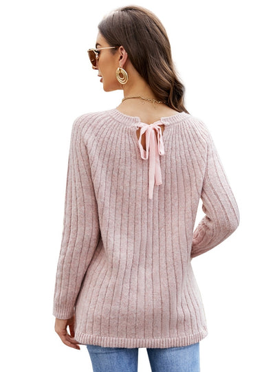 Long-sleeved Round Neck Sweater