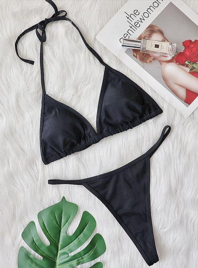 Sexy Thong Crystal Diamond Bikini