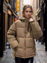 Short Loose Large Size Cotton Coat