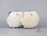 Pearl Bag Handbag Dinner Bag