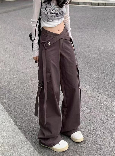 Retro Loose Wide-leg Casual Pants