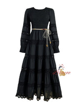 Retro Lace Openwork Lace Slim Dress