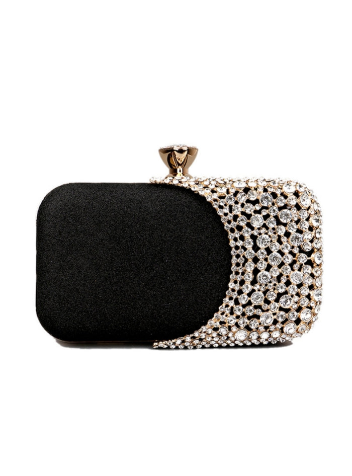 Diamond-encrusted Dinner Bag Retro Banquet Bag