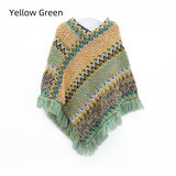 Retro National Style Hooded Cape Shawl