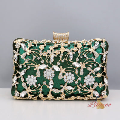 Diamond-encrusted Dinner Bag Retro Banquet Bag