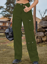 Multi-pocket Overalls Trousers Jeans