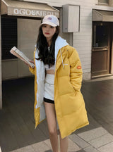 Large Size Loose Medium and Long Cotton-padded Coat