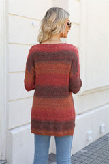 Tie-dyed Pullover Irregular Gradient Sweater