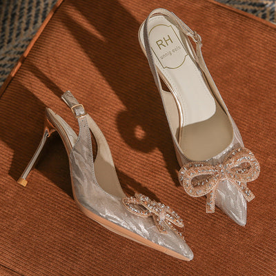 Pointed High Heels Stiletto Wedding Shoes