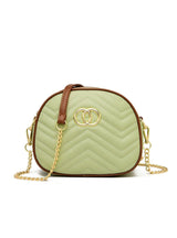 One-shoulder Diamond Mini Chain Bag