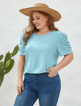 Loose Round Neck Short Sleeve T-shirt